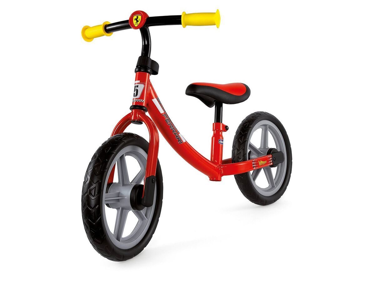 Chicco “Ferrari” balance bike, ultra-light metal frame, from 2 years