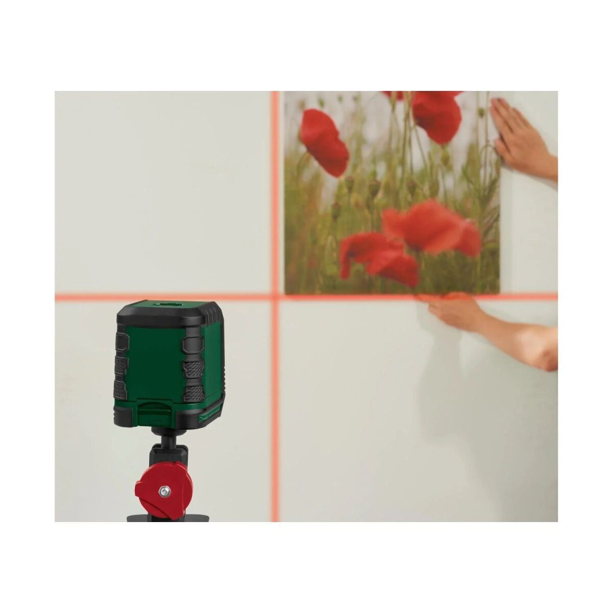Dalmierz laserowy PARKSIDE® »PLEM 20 B6«, 20 m / laser krzyżowy »PKLL 7 ​​​​F7«