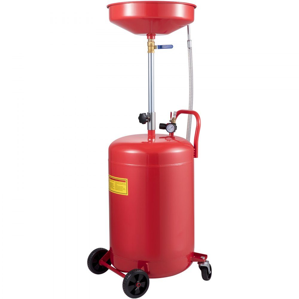 Réservoir de vidange d'huile usée, vidange d'huile Portable 75,7 l, à commande pneumatique, avec Valve d'air