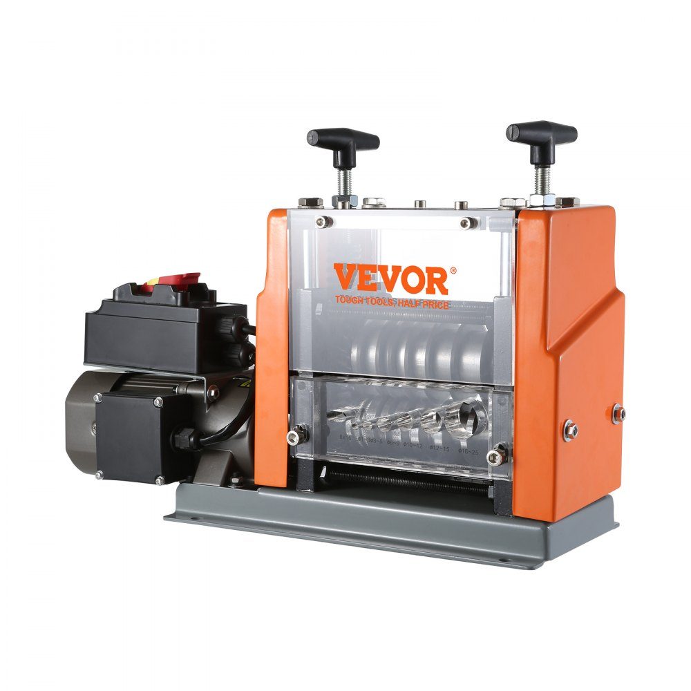 Kabelabisoliermaschine, elektrisch, φ1,5–25 mm, Kabelschälmaschine, 60 W, Abisoliermaschine, 7 Abisolierkanäle, Abisolierzange, 65 Mn Federstahlklinge, ideal zum Abisolieren von Kupferdraht