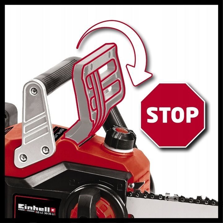 Einhell Akku-Kettensäge GE-LC 36/35 Li-Solo Power X-Change + Einhell Ladegerät mit 2X 3,0Ah PXC Starterkit