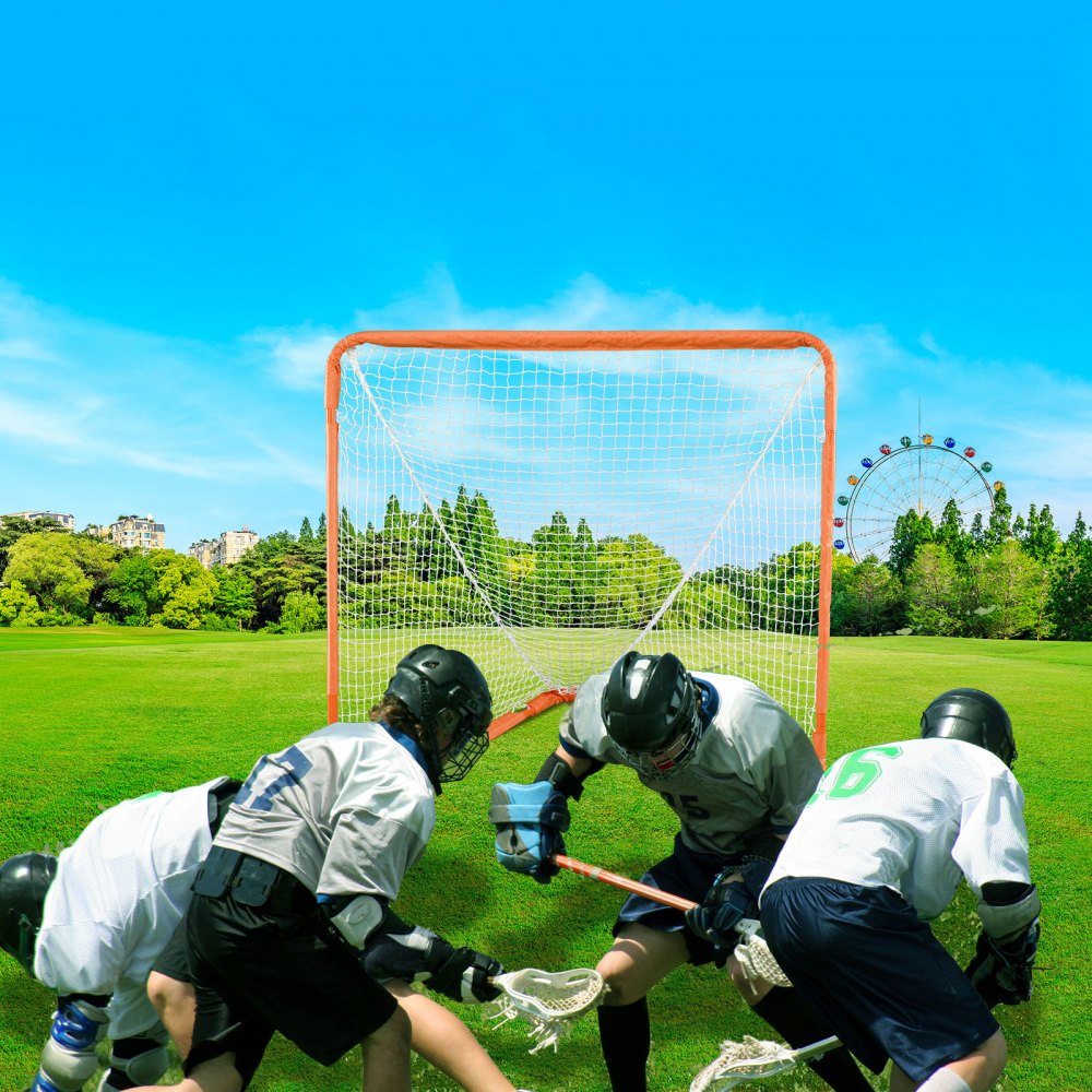 Lacrossedoel, 4' x 4' Lacrossenet voor kleine kinderen, Opvouwbaar draagbaar lacrossedoel met draagtas, Achtertuintrainingsapparatuur met ijzeren frame, Snelle en eenvoudige installatie, Perfect voor de jeugd Lacrossedoel, 4' x 4' Lacrossenet voor kleine kinderen, Opvouwbaar draagbaar lacrossedoel met draagtas, Achtertuintrainingsapparatuur met ijzeren frame, Snelle en eenvoudige installatie, Perfect voor de jeugd