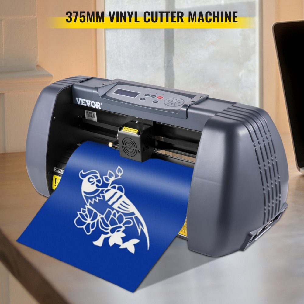 375 mm vinyl snijplotter Papierinvoer Filmplotter Printer Vinyl snijkit Ondersteuning DM/PL HP/GL Taalomslagfilm voor schilderen en etsen Snijden Scrapbookpapier PU Vinyl