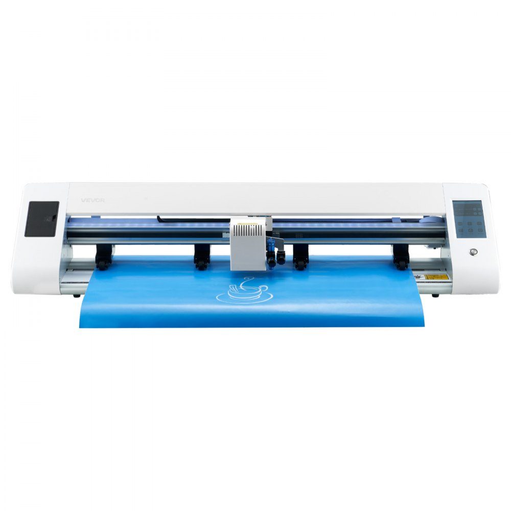 Coupe-vinyle (taille de coupe de 60 cm) avec logiciel de détection et de conception automatique des bords ainsi que 2 types de lames et matériaux, compatible avec SVG/EPS/PLT, pour des travaux manuels personnalisés
