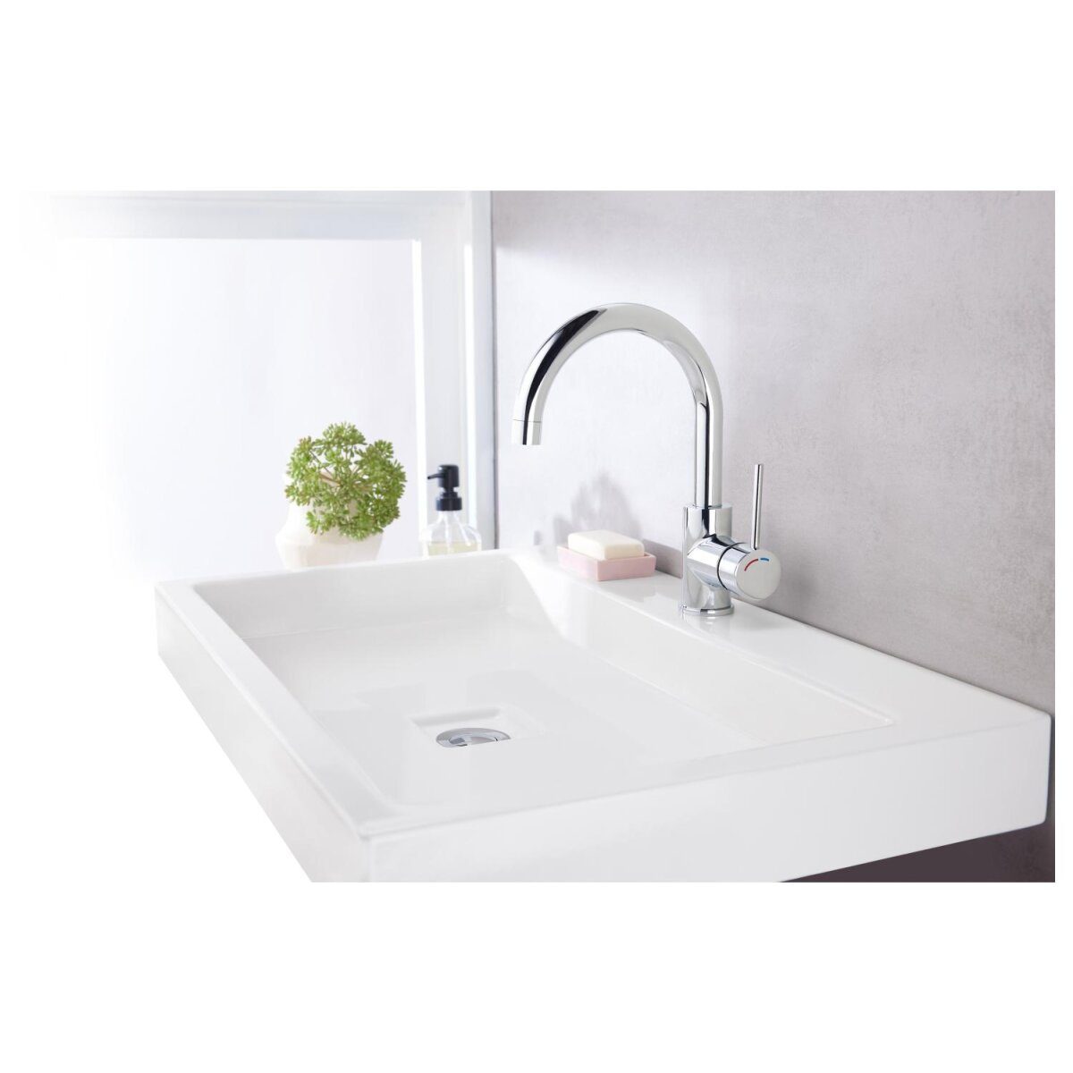 LIVARNO home mitigeur lavabo, avec bec pivotant (chromé) bon