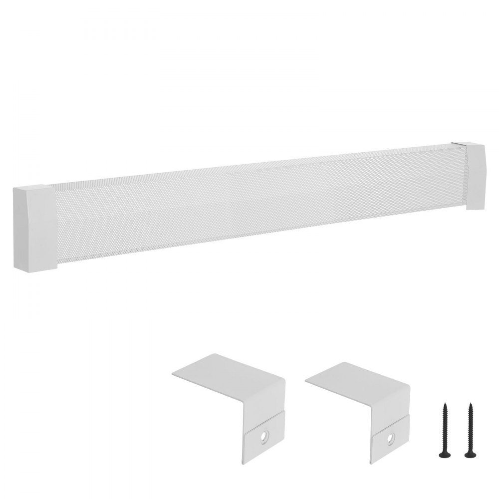 Premium Series Heater Covers 1527 x 81 x 193mm Standard Electric Radiator Front Cover Heavy Duty Steel Replacement Cover for Bedroom White
