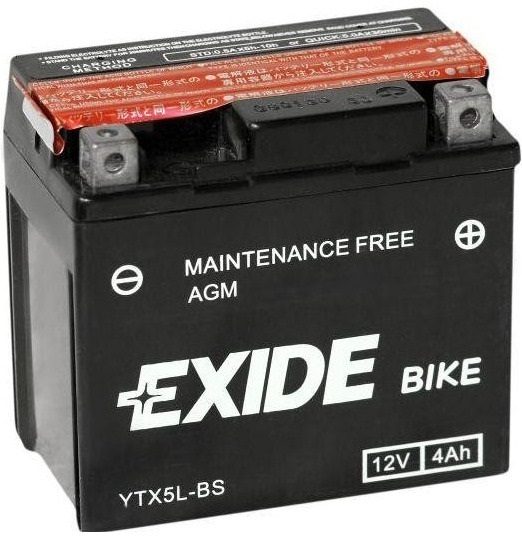 BATTERIE EXIDE YTX5L-BS CBTX5-BS 12V – Réf. HT-47056