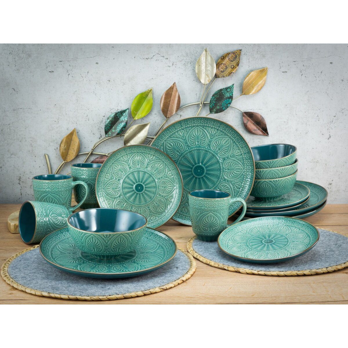 Creatable Zestaw naczyń stołowych Creatable Samarkanda, 16 elementów.