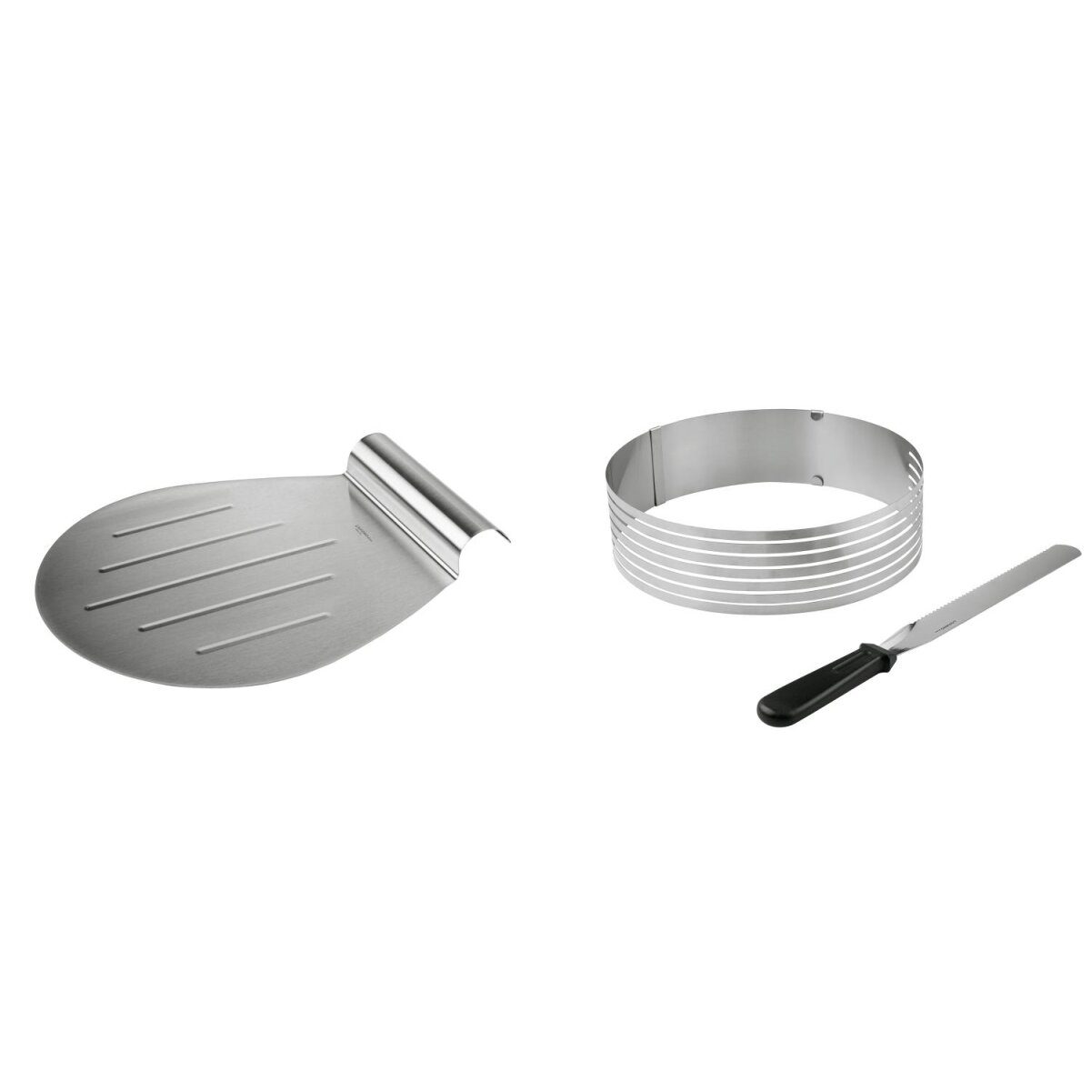 LIVARNO Home kitchen lifter/cake base cutting aid made of stainless steel, dishwasher safe