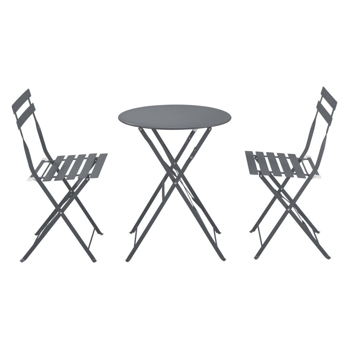 LIVARNO HOME bistroset, met vouwfunctie (antraciet)