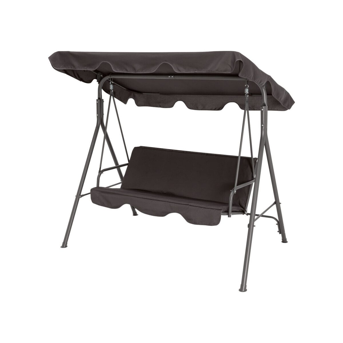 Swing Hollywood swing garden swing swing bench hanging swing 2-seater anthracite