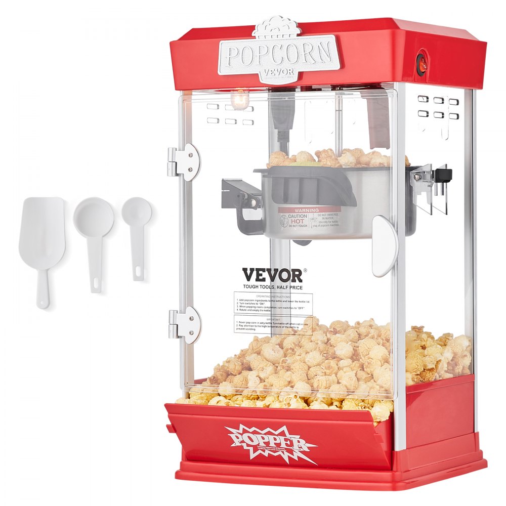 Popcornmaker Popcornmaker 480W Popcornmaker Popcornmaker 4 ounce waterkoker maakt 1,5 gallon per lading, Popcornmaker op aanrecht inclusief 3 ballen, Popcornmaker in bioscoopstijl Red Café Popcornmaker Popcornmaker 480W Popcornmaker Popcornmaker 4 ounce waterkoker maakt 1,5 gallon per lading, Popcornmaker op aanrecht inclusief 3 ballen, Popcornmaker in bioscoopstijl Red Café