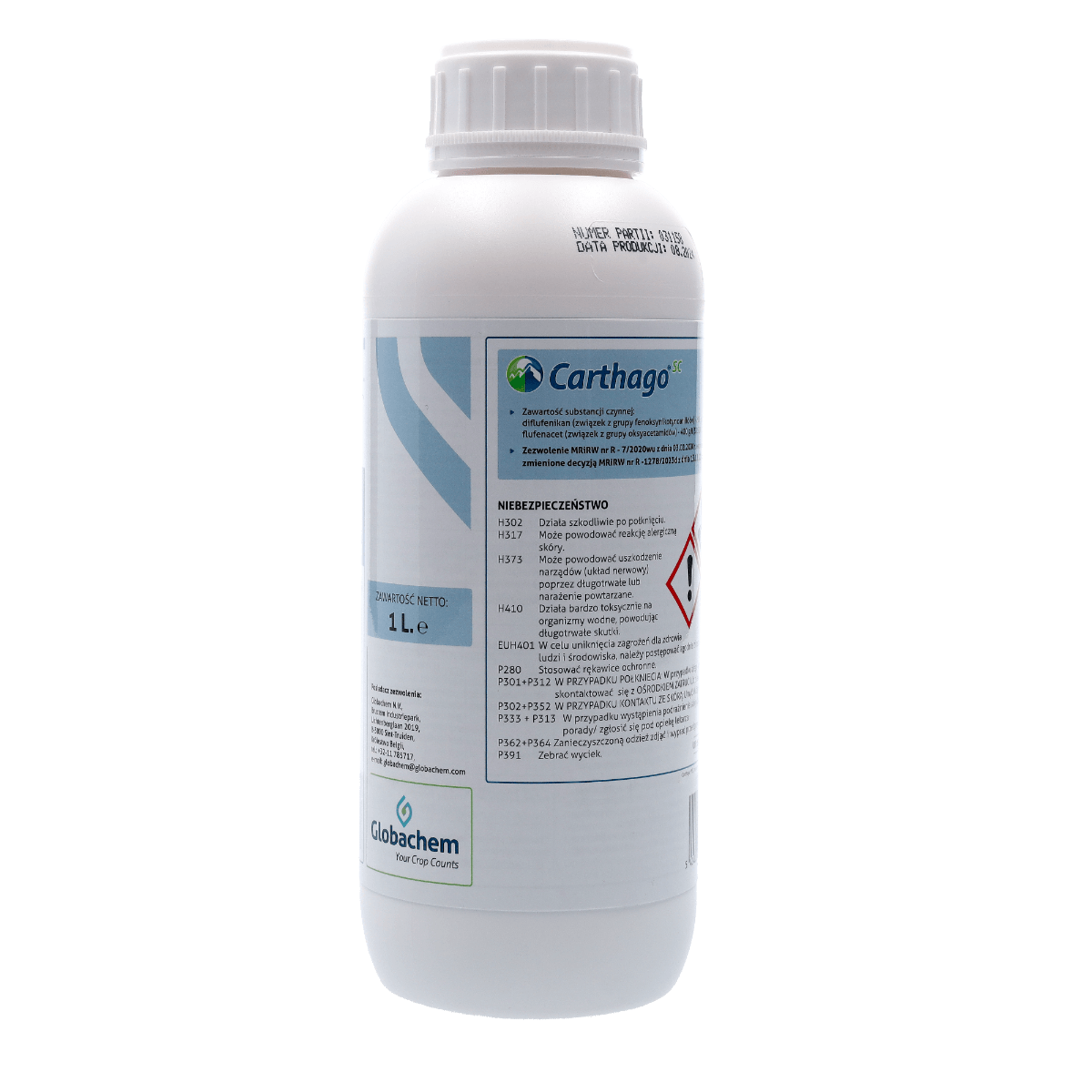 Carthago SC (Diflufenican, Flufenacet) Globachem – herbicide