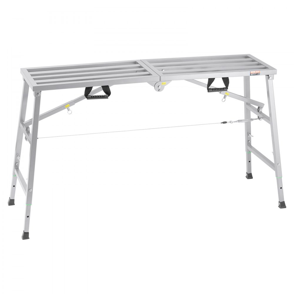 Arbeitsplattform, 700–1150 mm, klappbare Trittleiter aus legiertem Stahl, tragbare Arbeitsplattform, Tragfähigkeit 360 kg, Trittbankhocker zum Malen, Trockenbau, Reinigen, Waschen Arbeitsplattform, 700–1150 mm, klappbare Trittleiter aus legiertem Stahl, tragbare Arbeitsplattform, Tragfähigkeit 360 kg, Trittbankhocker zum Malen, Trockenbau, Reinigen, Waschen