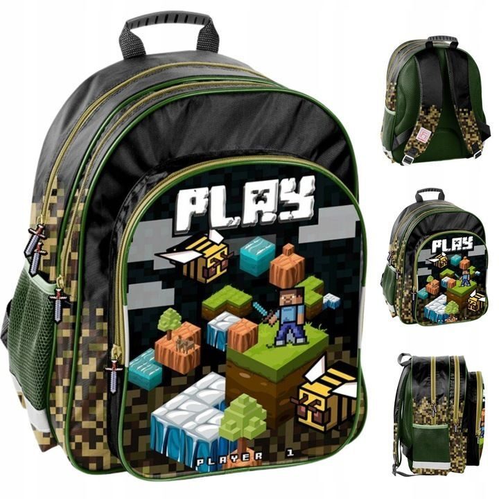 Schulranzen Rucksack Rucksack Schulranzen Pixel Minecraft 4