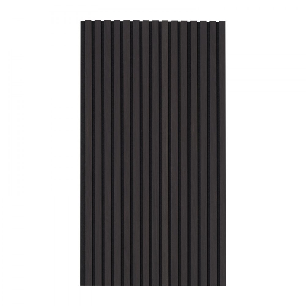 Akoestische panelen 1200x600x21mm MDF Accent houten wandpanelen voor moderne interieur wanddecoratie Akoestische panelen Kunsthouten wandpanelen voor ruisonderdrukking Zwart eiken – Artikelnr. HT-23101