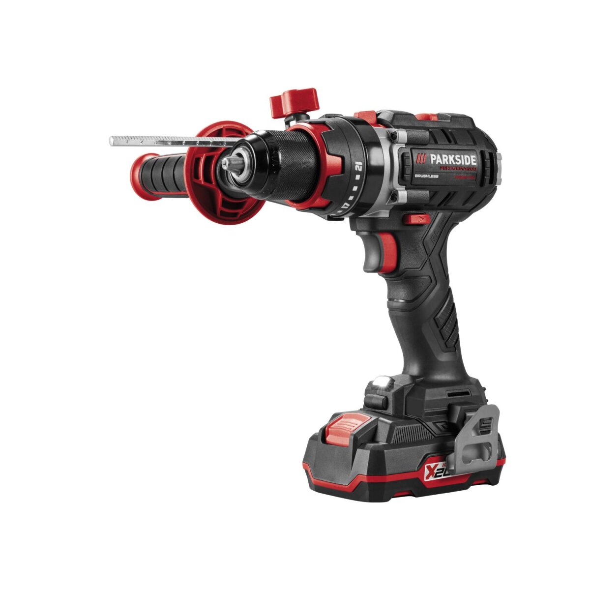 Coffret perceuse à percussion sans fil PARKSIDE PERFORMANCE® 20 V « PSBSAP 20-Li D4 », avec batterie et chargeur