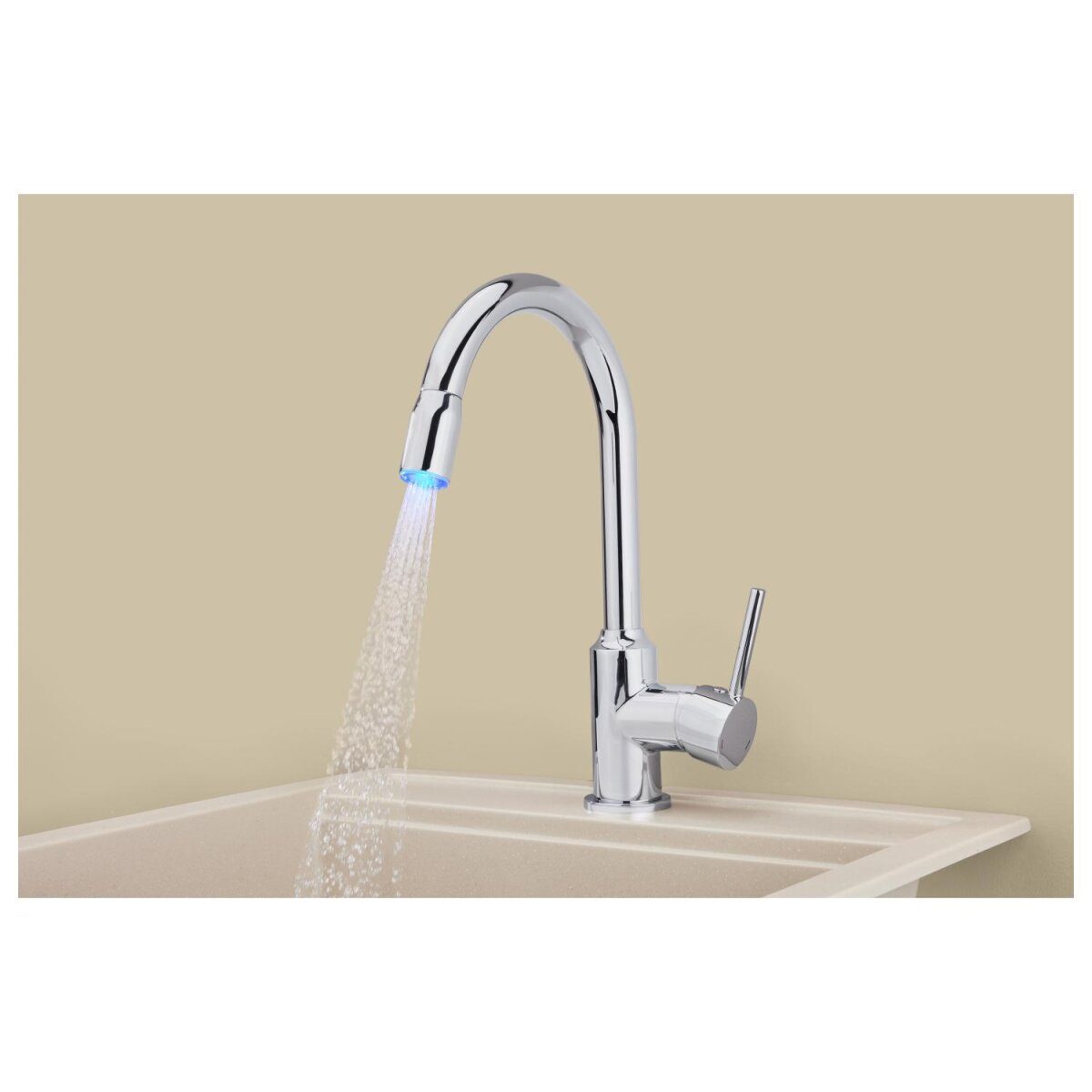 LIVARNO® LED-Waschtischarmatur (Chrom) gut