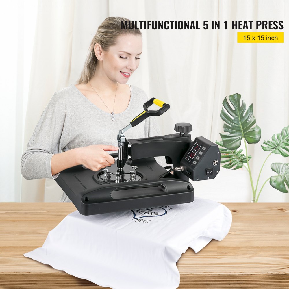 Presse à transfert 5 en 1 Presse à chaud 38 x 38 cm Presse à chaud DIY T-shirt Presse avec LED numérique Contrôle de la température et du temps pour sublimation Tasse T-shirt Assiette Casquette Chapeau Presse à transfert 5 en 1 Presse à chaud 38 x 38 cm Presse à chaud DIY T-shirt Presse avec LED numérique Contrôle de la température et du temps pour sublimation Tasse T-shirt Assiette Casquette Chapeau