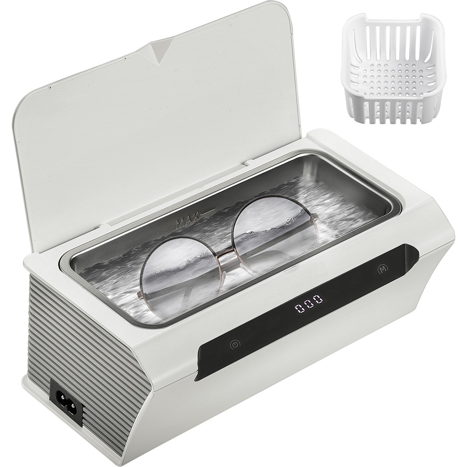 Myjka ultradźwiękowa 220 V Myjka ultradźwiękowa 35 W Urządzenie ultradźwiękowe Biały środek do czyszczenia biżuterii z koszem do czyszczenia okularów Biżuteria Zegarki Protezy 500 ml 45 kHz Myjka ultradźwiękowa 220 V Myjka ultradźwiękowa 35 W Urządzenie ultradźwiękowe Biały środek do czyszczenia biżuterii z koszem do czyszczenia okularów Biżuteria Zegarki Protezy 500 ml 45 kHz