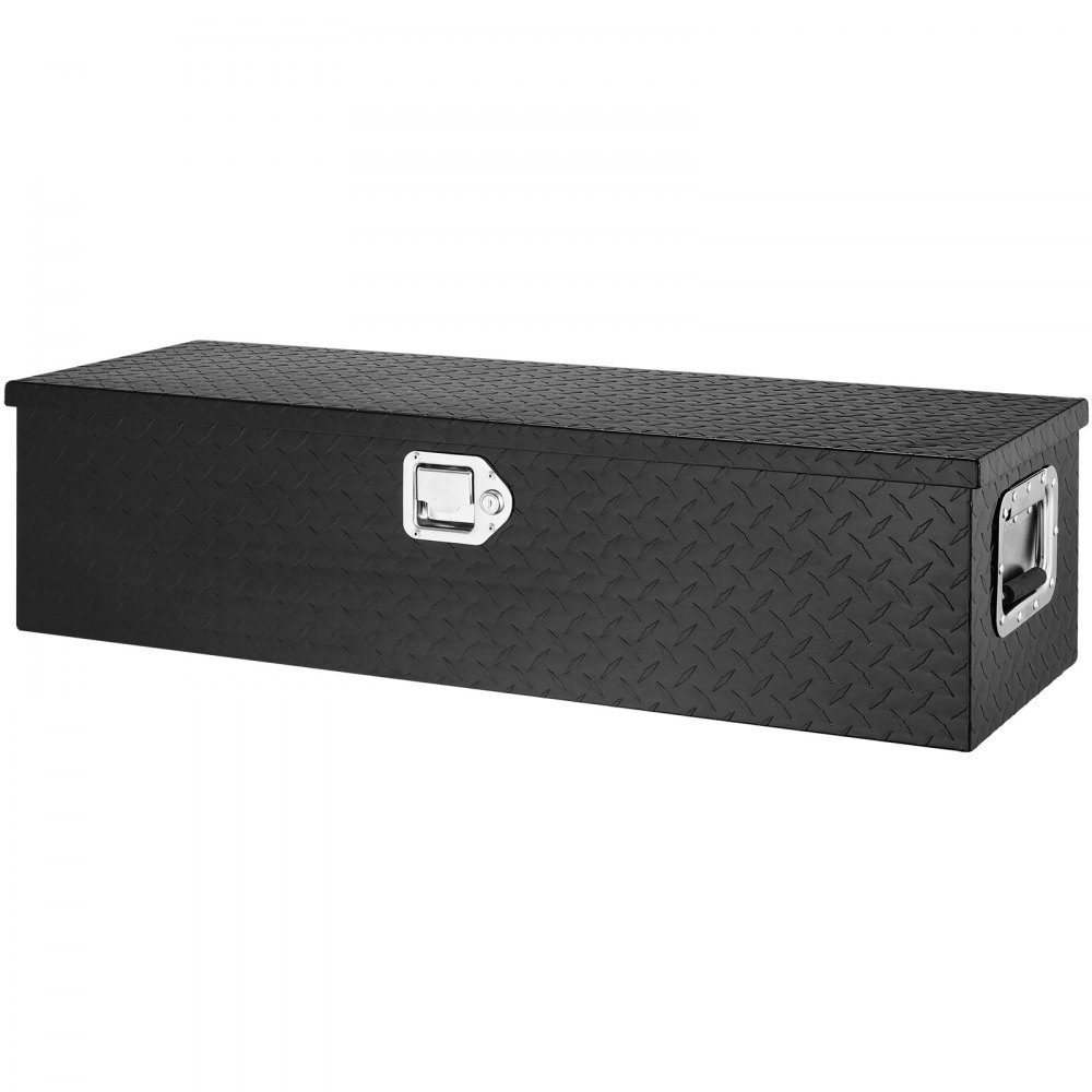990 x 330 x 254mm Truck Bed Tool Box Lockable 83L Truck Box Tool Box Storage Tool Box 39kg Load Tool Box Organizer for RV Car Black