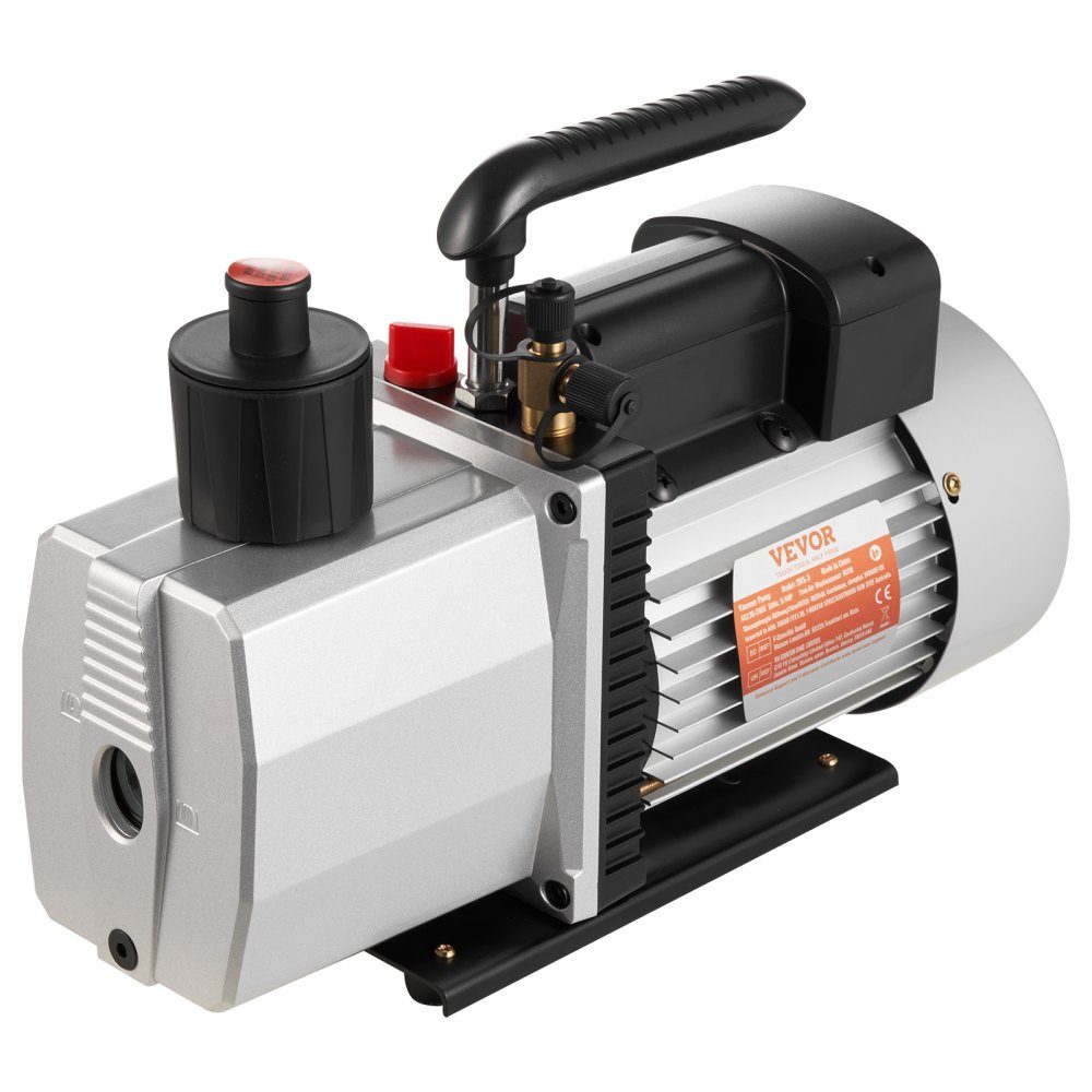 Vacuum Pump 8CFM 3/4HP Two Stage Air Conditioner Vacuum Pump 220V 0.3PA Ultimate Vacuum Refrigerant HVAC Tool for Car Repair Vacuum Evacuation