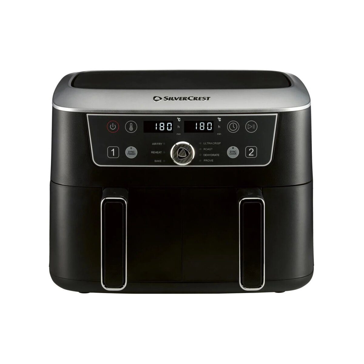 SILVERCREST® Doppelzonen-Heißluftfritteuse SHFDD 2600 C2