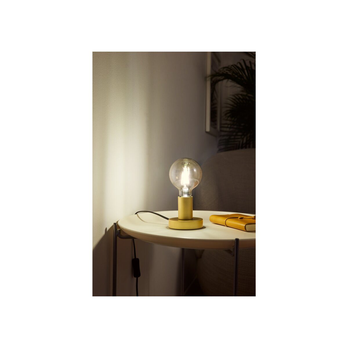 LIVARNO home LED-Tischleuchte, mit Netzschalter (Tischleuchte Gold)