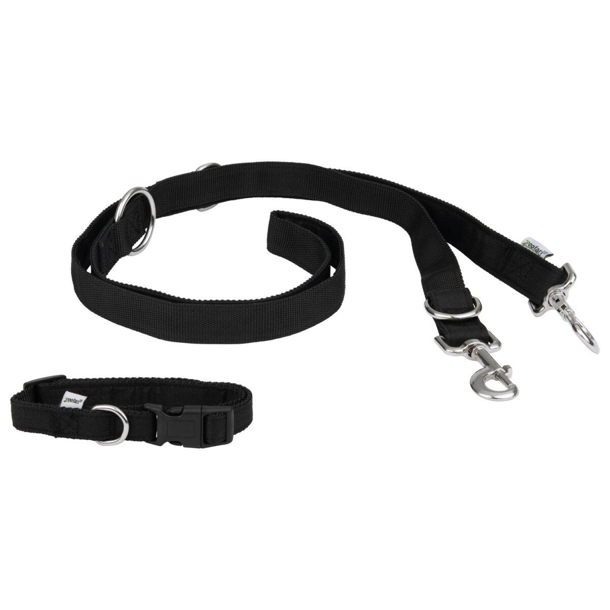 Collier pour chien zoofari® avec laisse pour chien / laisse de remorquage (collier S et laisse pour chien)