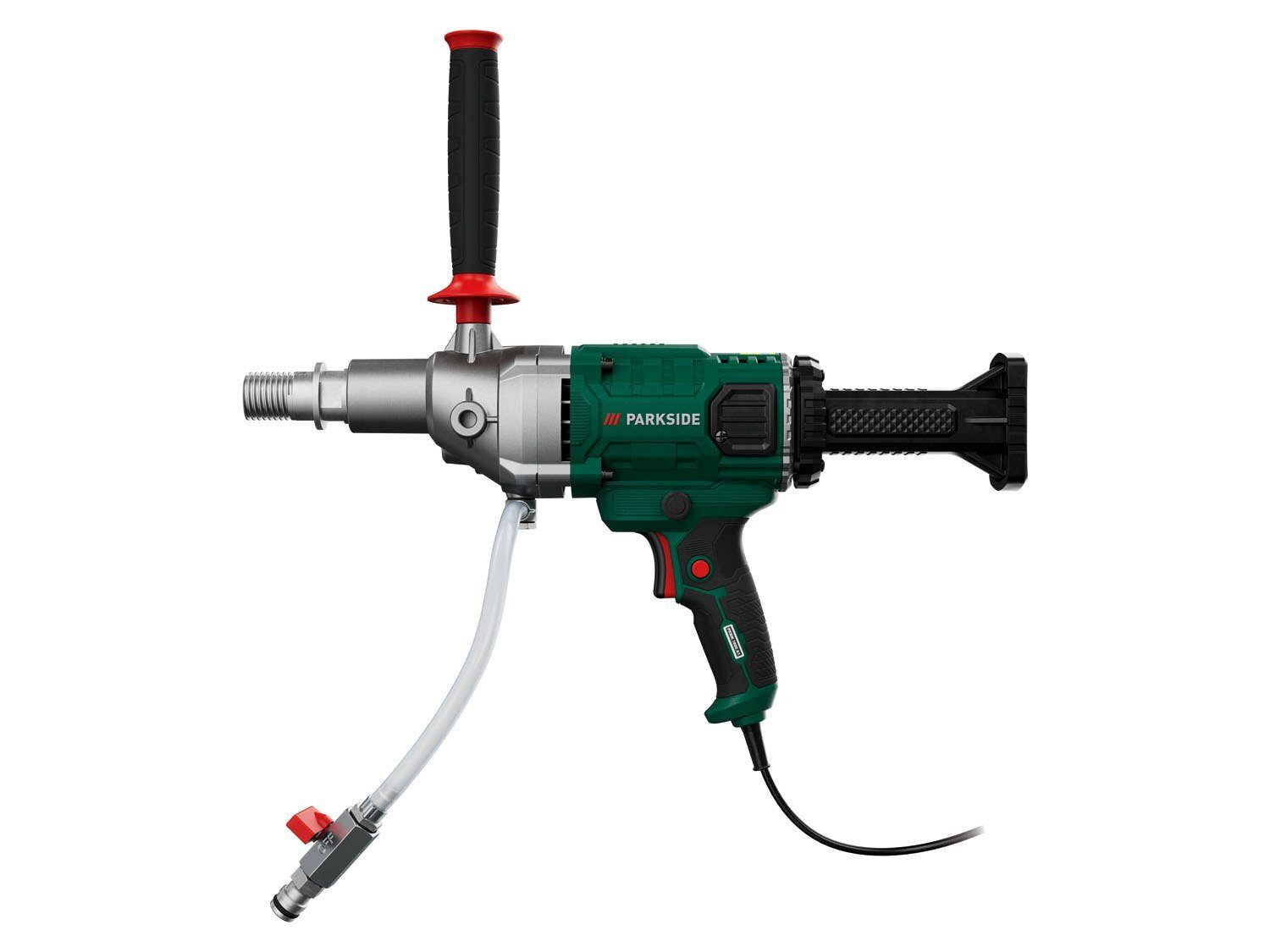 XXL starter set core drill 1800 W, 120 mm drilling diameter mit 12-teiligem drill set