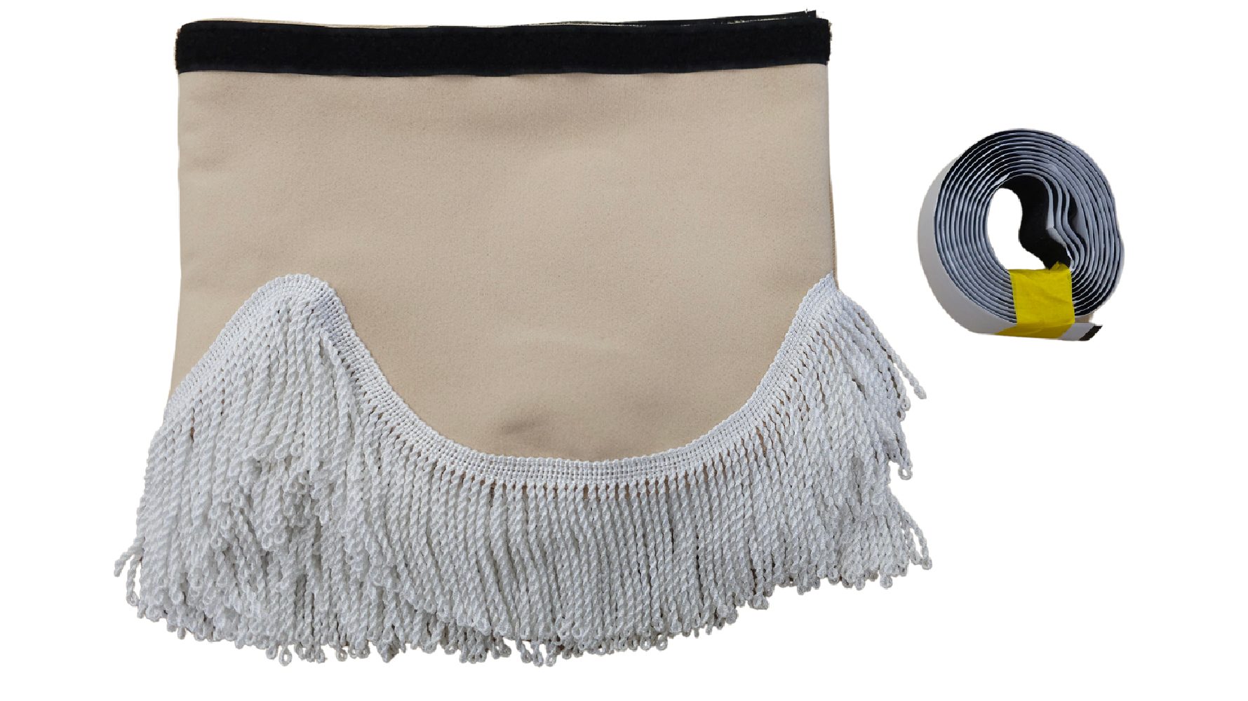 LENKRADABDECKUNG TIR 44-46 FARBE: SCHWARZ UND BEIGE