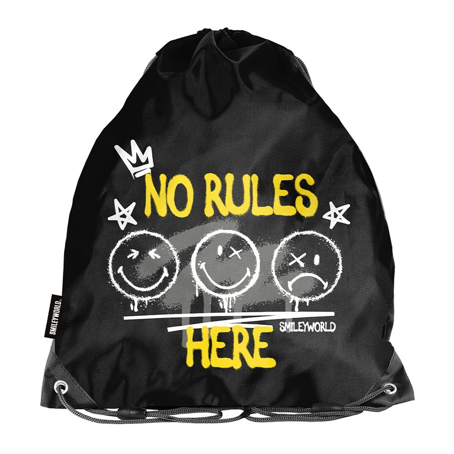 Smiley-Schuhtasche – No rulles