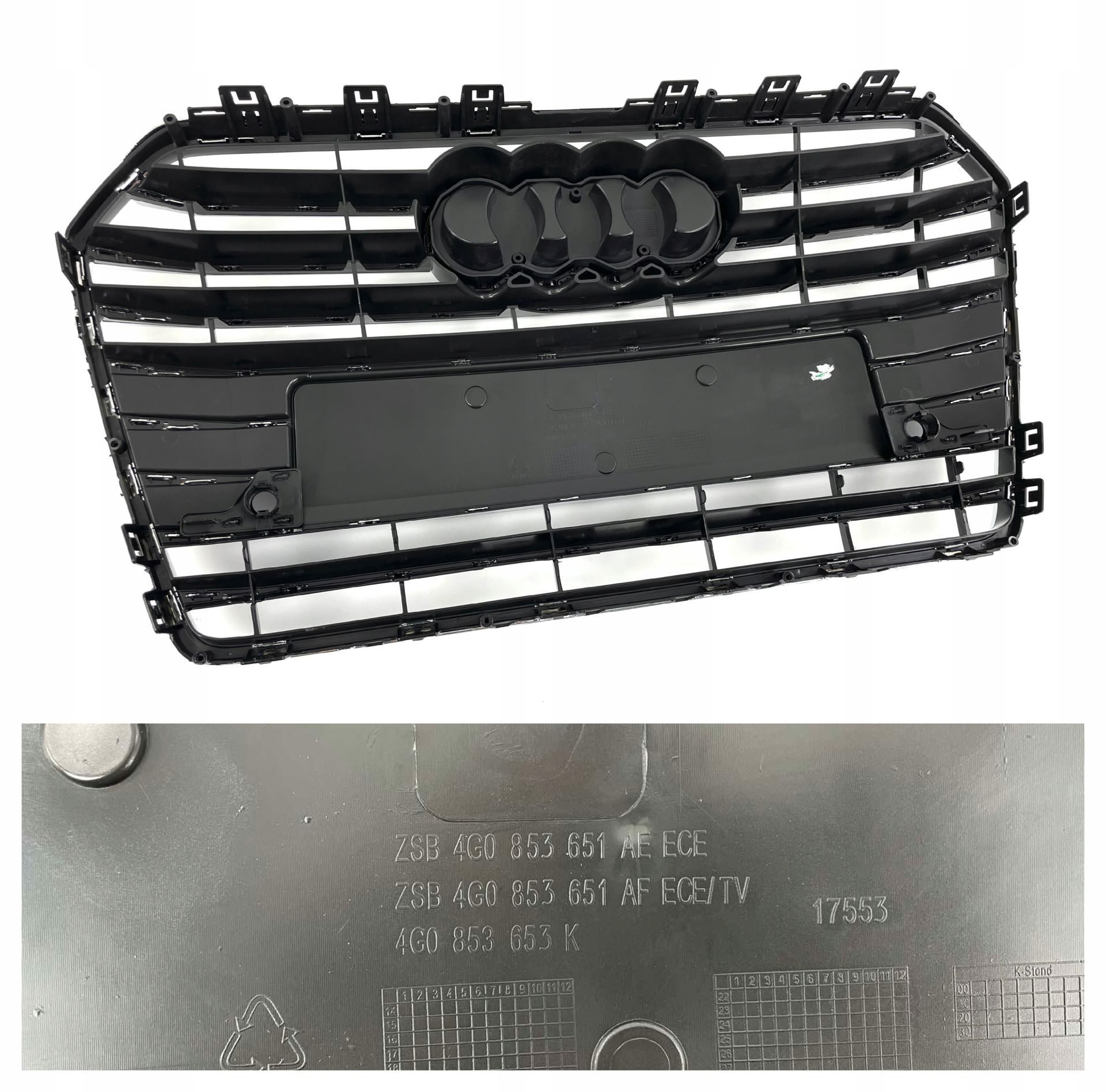 GRILLE AUDI A6 C7 4G0 LIFT 2014-2018 4G0853651AE