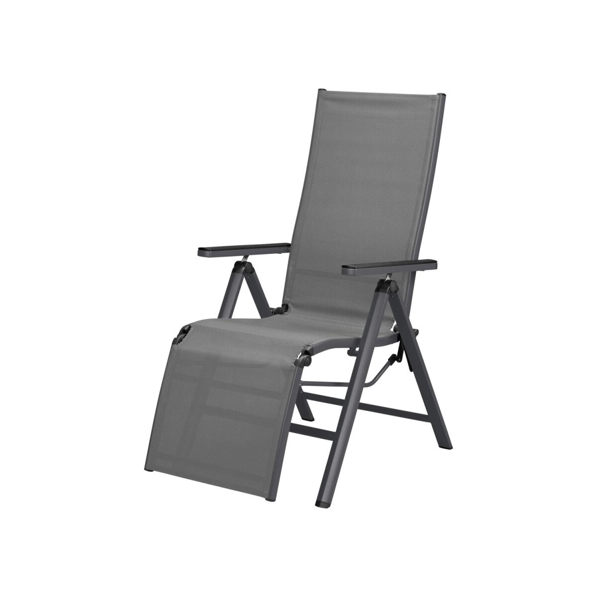Aluminiowe krzesło relaksacyjne LIVARNO® „Houston”, antracyt Dobry Aluminiowe krzesło relaksacyjne LIVARNO® „Houston”, antracyt Dobry
