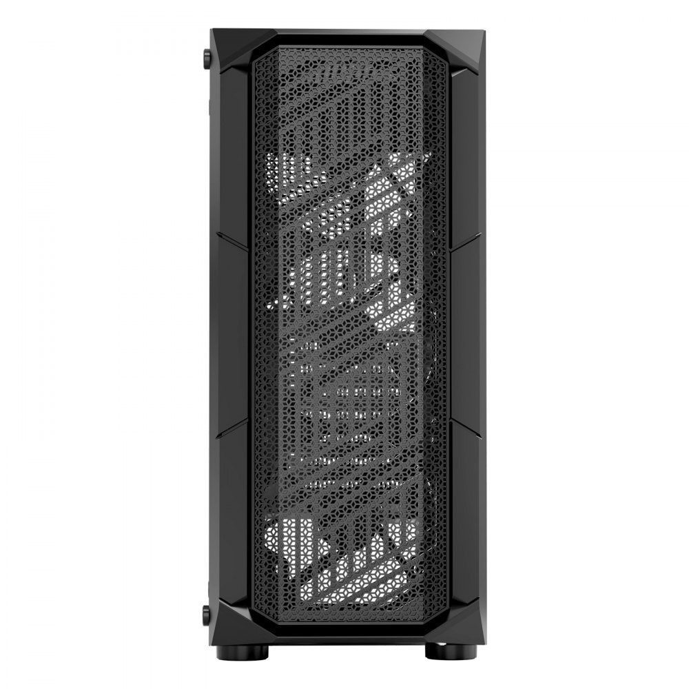 PC Gaming Case, Mid-Tower, High Airflow Tempered Glass Panel, Dust Filter, 4x 120mm ARGB Fans, Cable Management, for GPUs up to 320mm Length, for ATX / M-ATX / ITX
