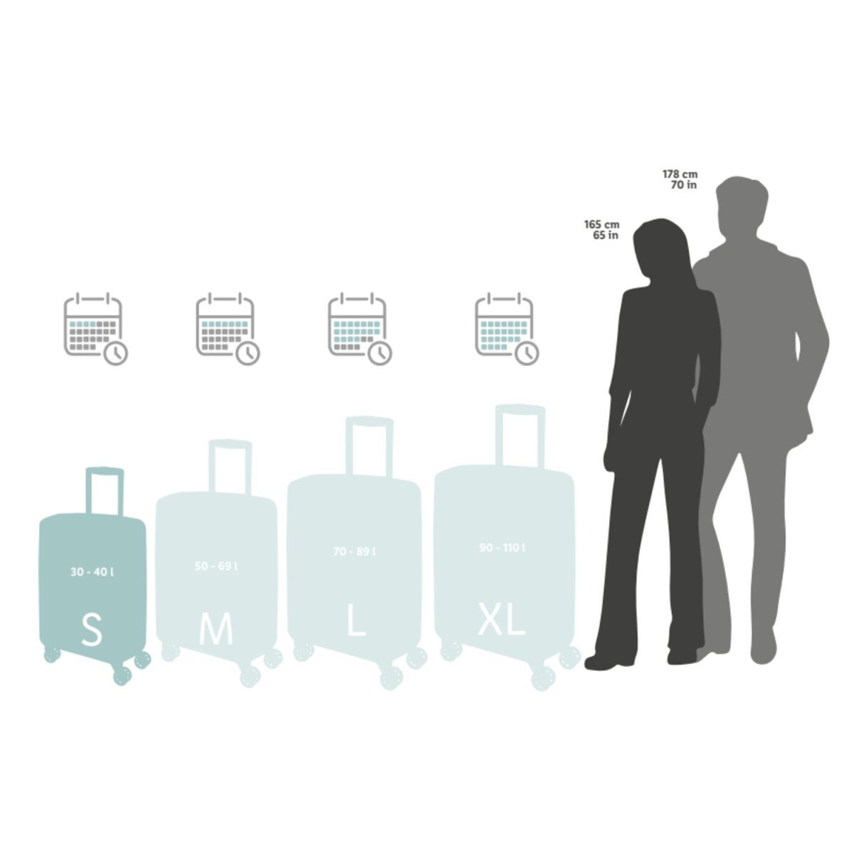 TOPMOVE® cabin trolley / hard case, 30 L