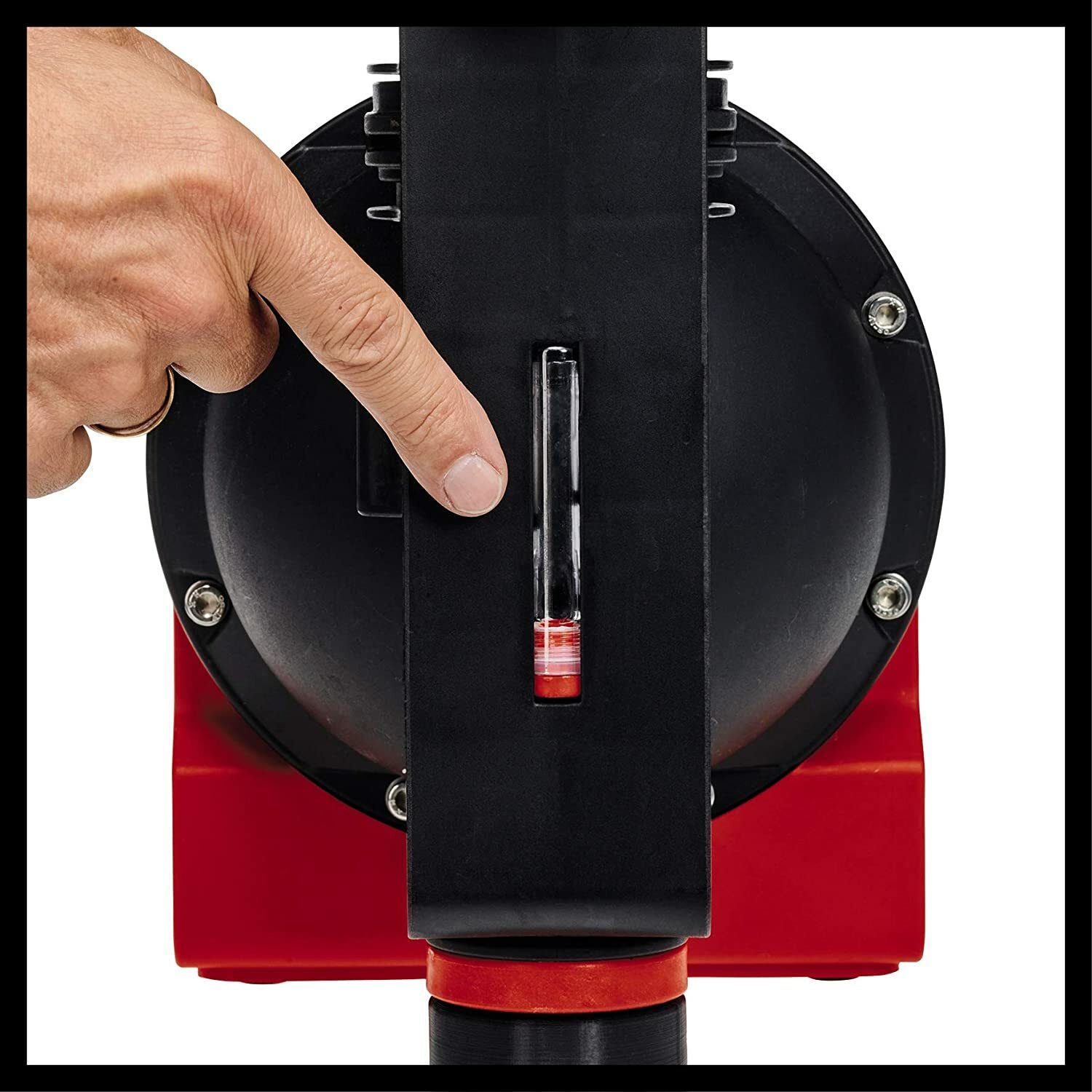 Einhell tuinpomp GE-GP 1246 N FS (1.200 watt, 4.600 l/u, 5 bar leveringsdruk, watervul-/vervuilings-/zuigindicator, droogloopbeveiliging, verbranding/thermische beveiliging, doorstroomsensor met LED, terugslagklep)