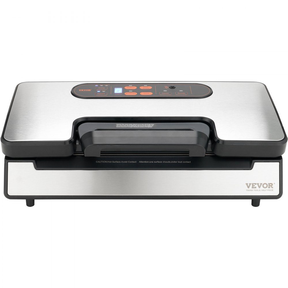 Vacuum sealer 130W vacuum sealer 90Kpa welding machine 30cm welding length Film welding machine for dry or moist foods Includes 10x vacuum bags, 2x vacuum bag roll and hose