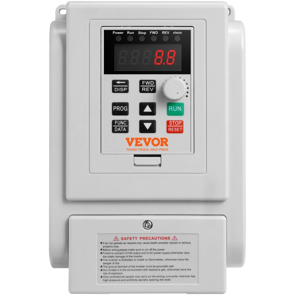 2,2kW 10A 3HP frequentieomvormer VFD AC 220-240V frequentieregelaar snelheidsregelaar frequentieomvormer omvormermotor VFD omvormer variabele frequentie driver inclusief 20cm stuurkabel