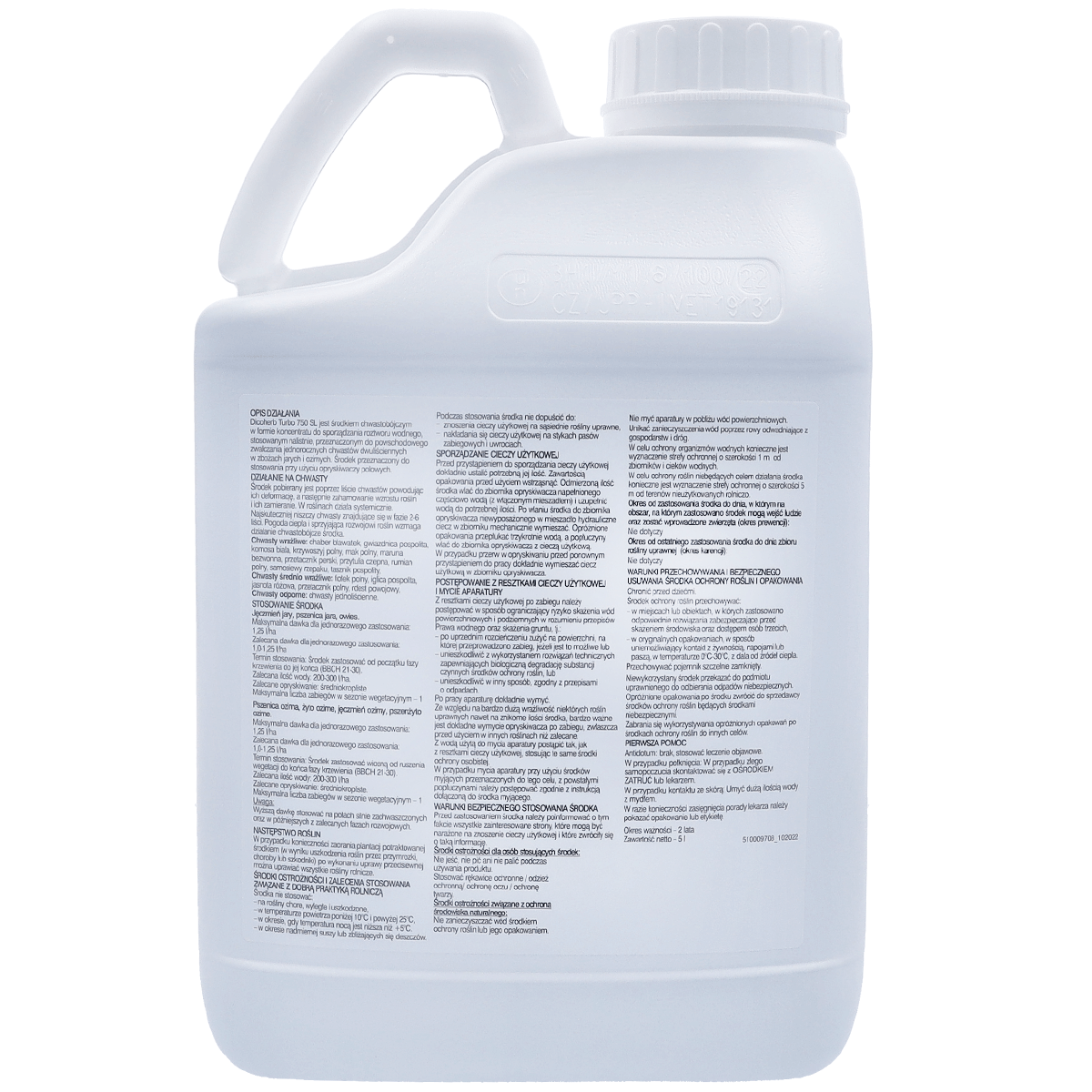 Dicoherb Turbo 750 SL (MCPA, Dicamba) Nufarm – herbicyd do zbóż