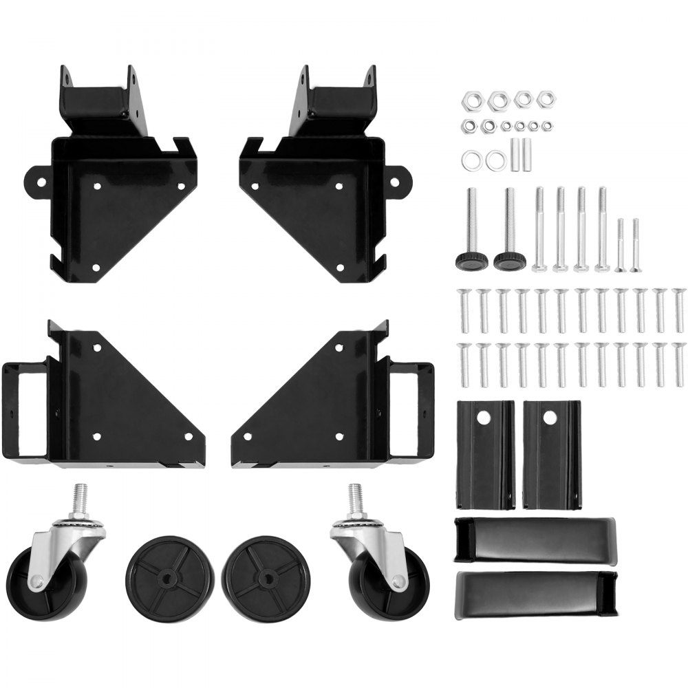 Mobile base, 400 lbs, adjustable from 9.5 x 9.5 mm to infinity. Robust, universal mobile stand with rotating wheels for woodworking equipment, band saws, power tools, machines