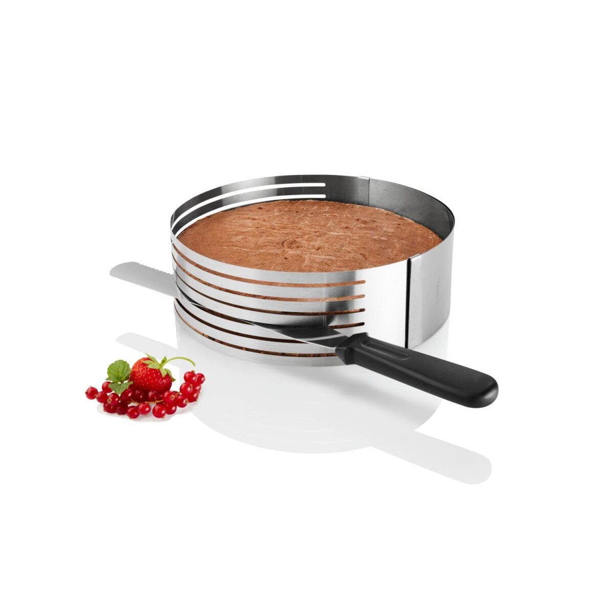 LIVARNO Home kitchen lifter/cake base cutting aid made of stainless steel, dishwasher safe