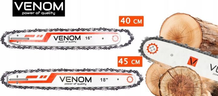 Benzin-Kettensäge 58 ccm – 4× Kette, 2× Schwert 16″ & 18″ (5,9 PS)
