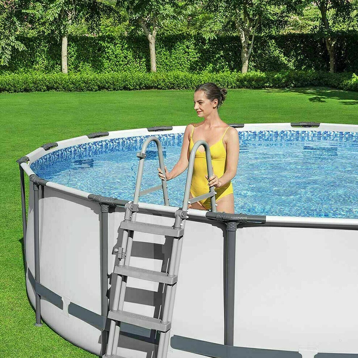 Bestway Steel Pro Max 366 x 122 cm Rahmen-Pool-Set, Schwimmbad-Starter-Set