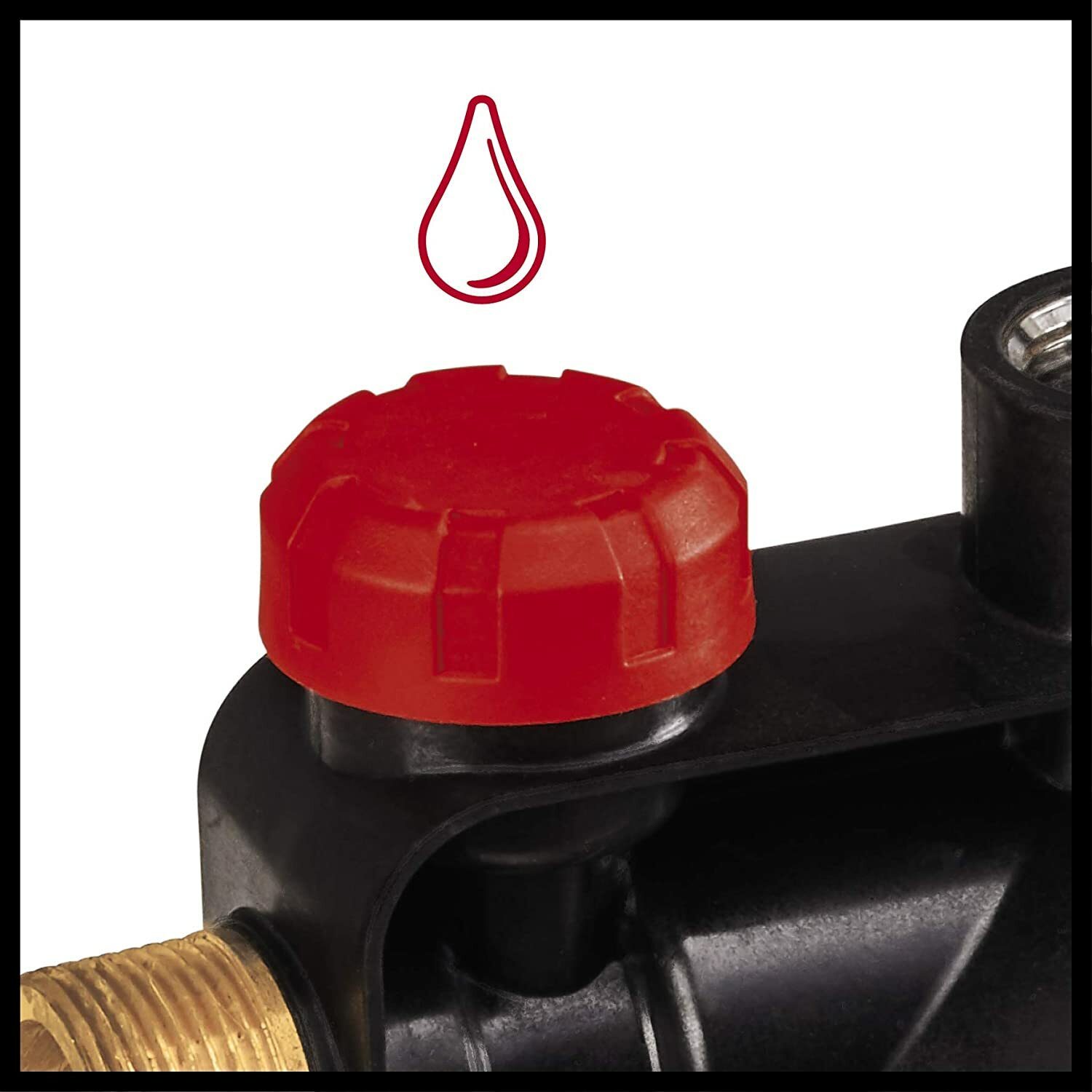 Einhell Gartenpumpe GC-GP 1045 (1.050 W, max. 4500 L/h, max. Förderhöhe 48 m, Wasserfüllanzeige, Wassereinfüllöffnung/Ablassschraube, Frostschutz, Thermoschutz)