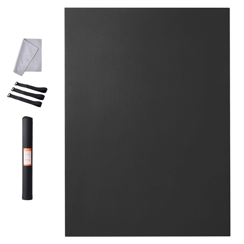 Trainingsmatte, rutschfeste Premium-Yogamatte mit hoher Dichte, Übungs-Yogamatte für Männer und Frauen, Fitness- und Trainingsmatte mit Tasche und Gurt, für alle Arten von Heim-Yoga, Pilates und Bodentraining (7 x 5 Fuß)