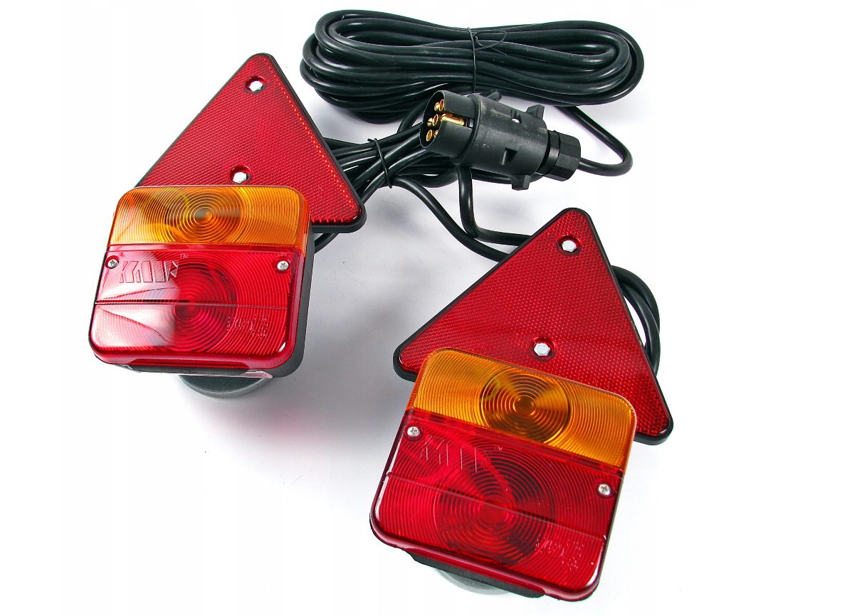 Lampenset voor aanhanger complete set met kabel