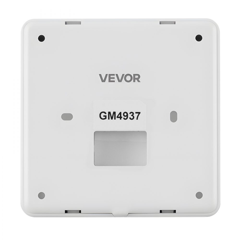 Thermostat programmable 7 jours, thermostat d'ambiance pour pompe à chaleur, climatisation, chauffage au sol, écran LED avec rétroéclairage, large plage de température de 5 à 37 °C, blanc