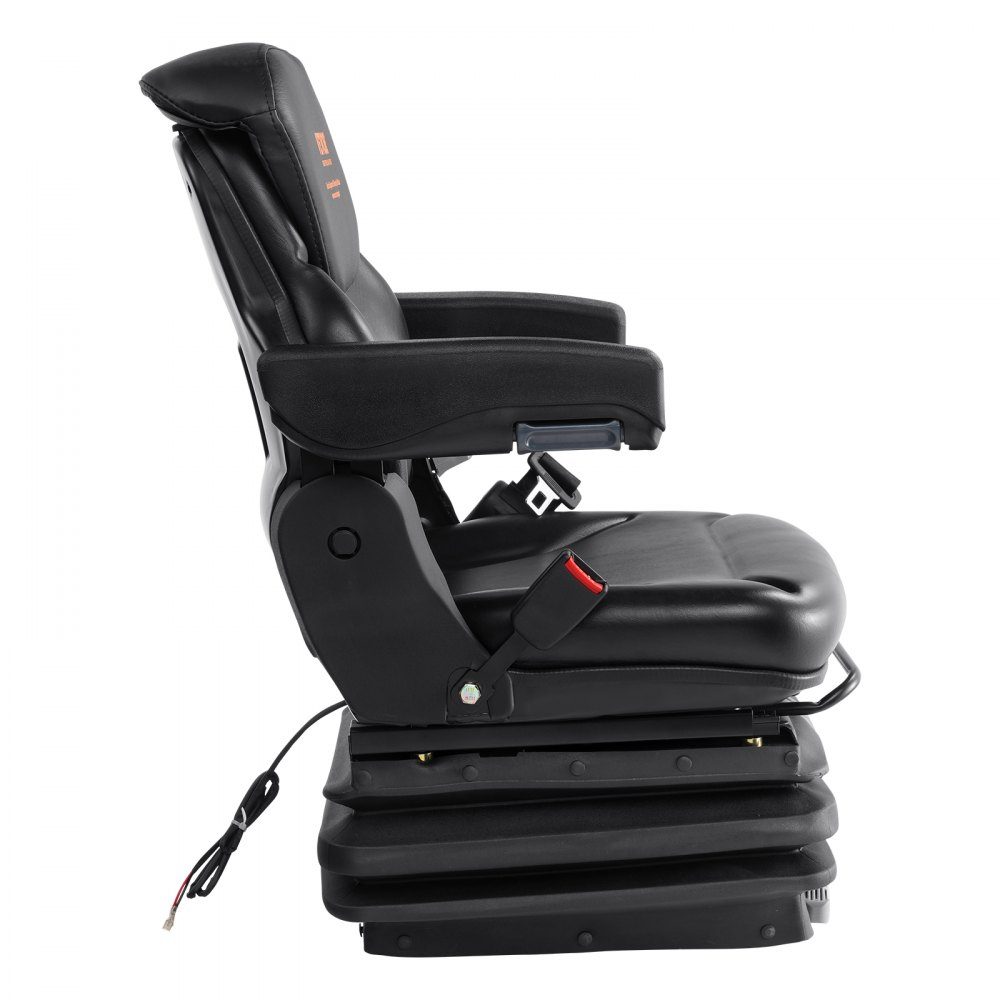Tractor Seat 590 x 560 x 755mm 0-180° Tractor Seat Universal Tractor Seat Tractor Seat Tractor Seat Forklift PVC 33.1kg for most mechanical seats such as forklifts