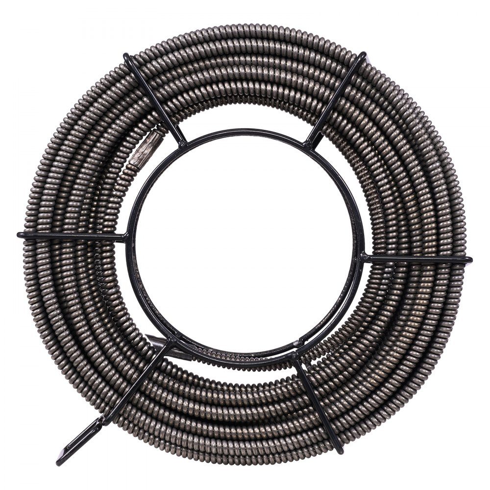 Pijpreinigingsmachine 390W pijpreinigingsapparaat spiraal 15 mm x 13 mm compacte elektrische pijpreiniger met 8 verwisselbare messen schuifhulsgereedschap 51-102 mm voor pijpinstallatie